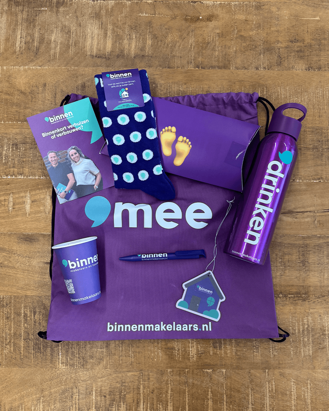 Foto's merchandise Binnen Makelaars
