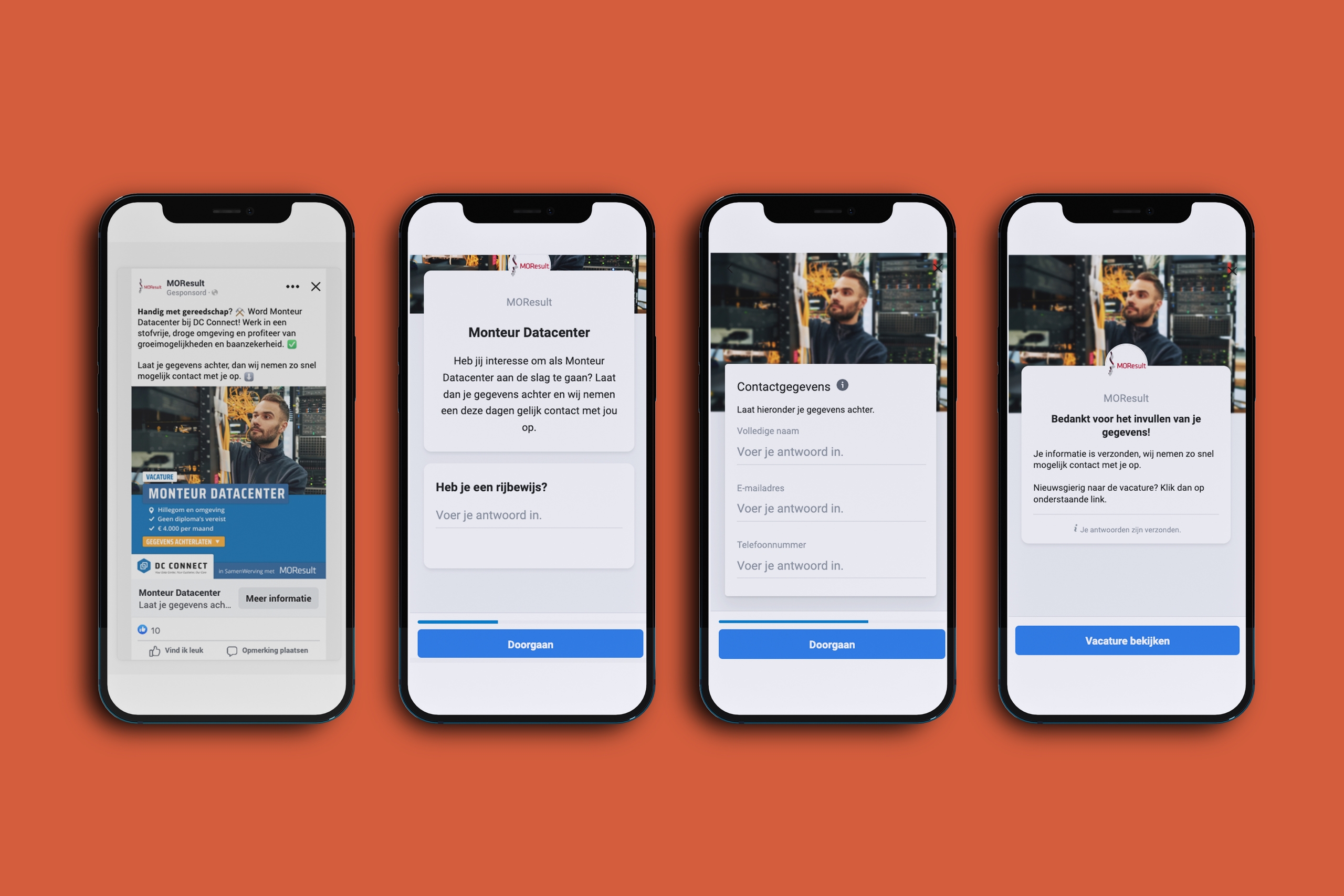 MOResult mock-up leadgeneratie