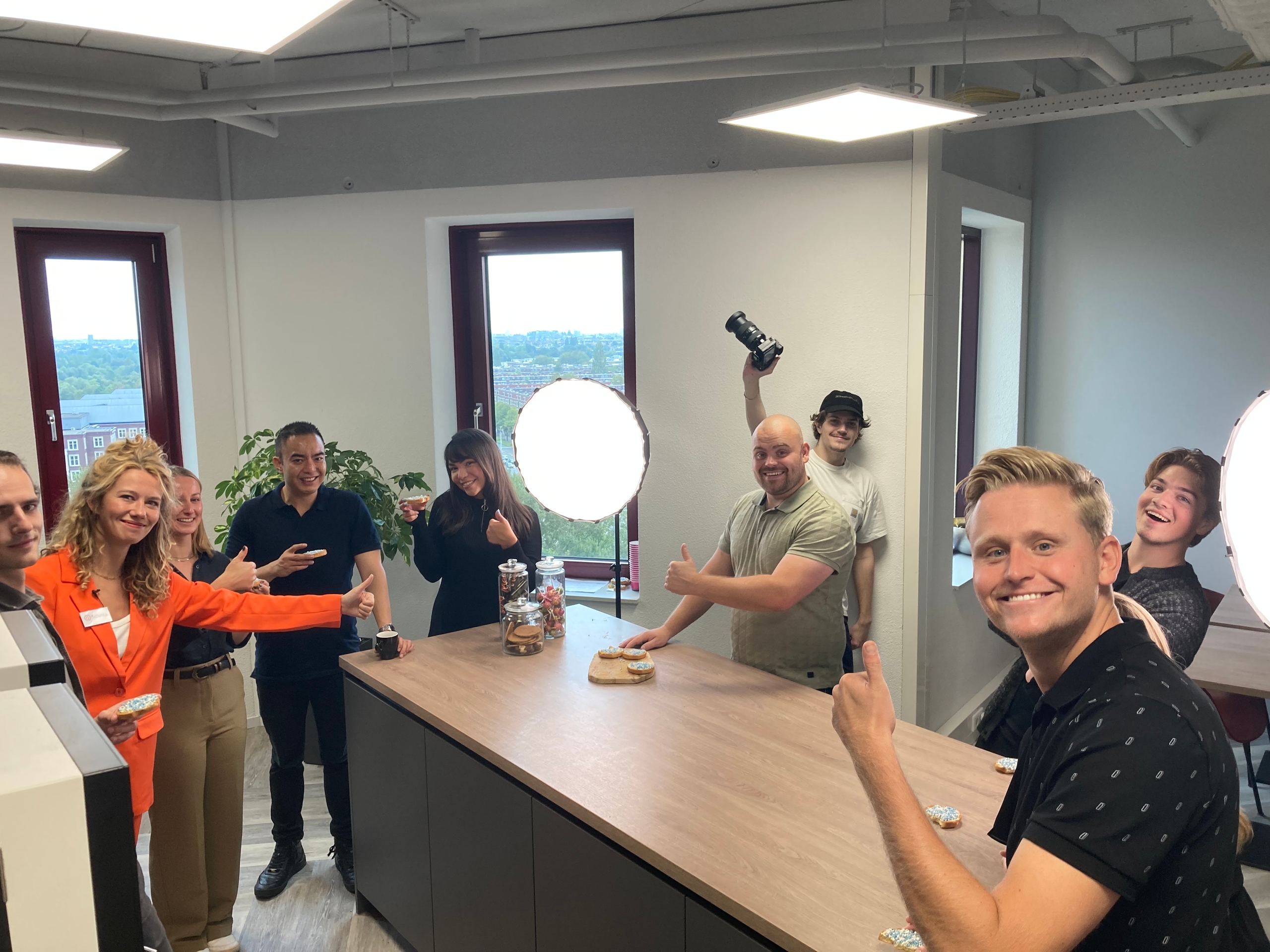 Behind the scenes van de Woodwing shoot.