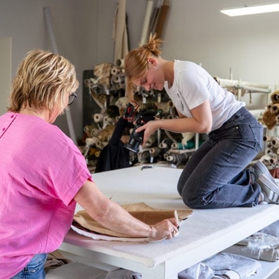 Lieke Kortink creatief bezig